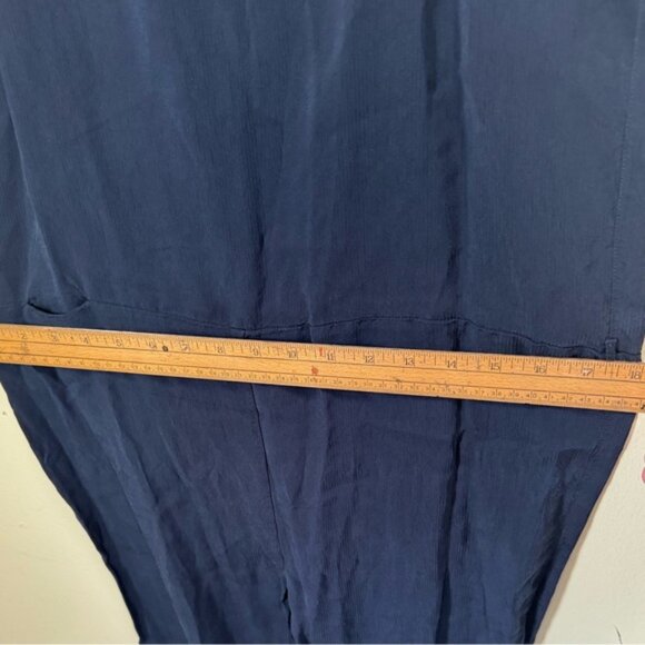 HUMANOID Blen Oversized Jumpsuit Straight Leg Drop Crotch Pocket Minimalist Wide - Picture 14 of 15